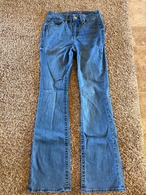 Seven7 Women's Medium Blue Flare Jeans